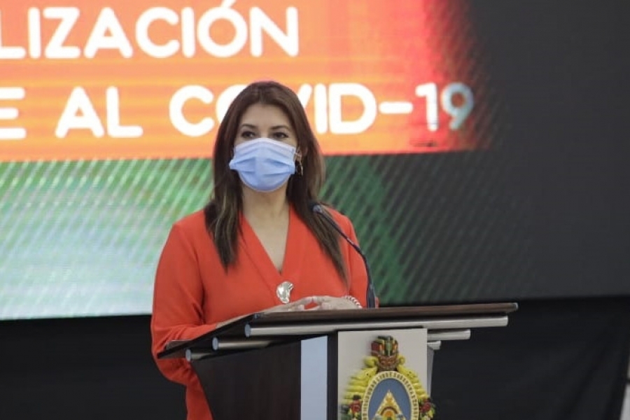 Ministra de Salud Alba Flores