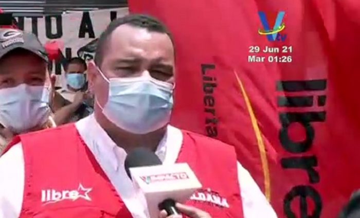 El candidato Jorge Aldana reta a David Chávez