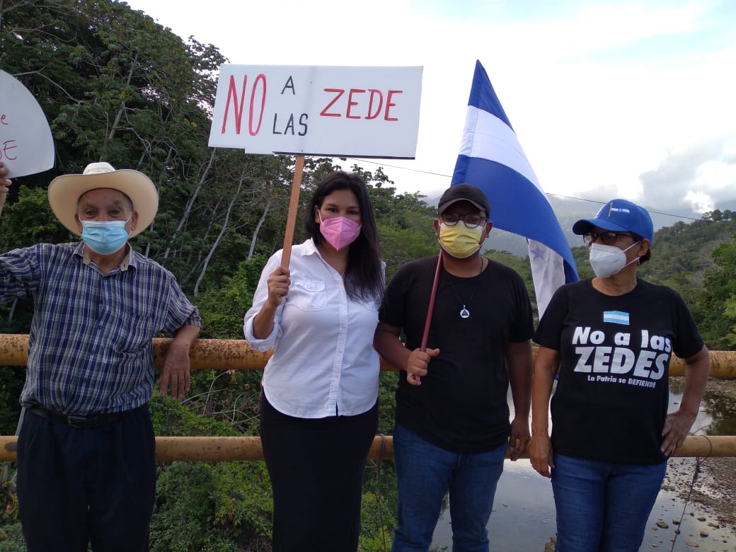 Protestan por Zedes en Ceiba