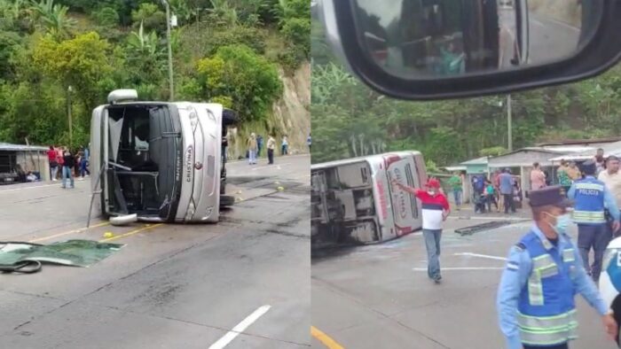 Varias personas heridas en aparatoso accidente vial en Taulabé, Comayagua
