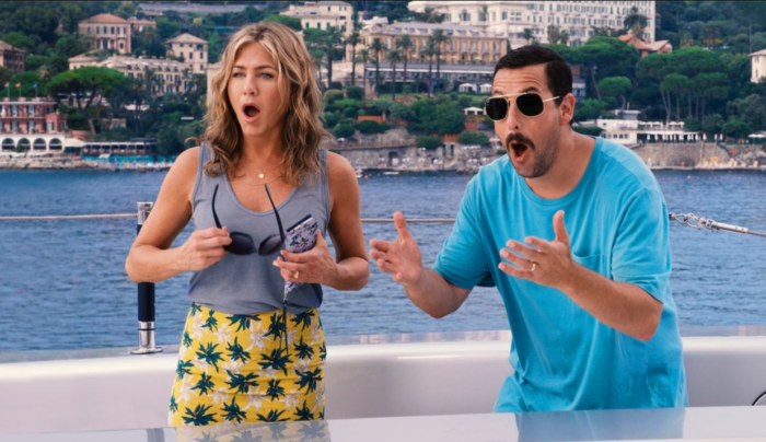 Jennifer Aniston y Adam Sandler ruedan una nueva película