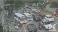 Cámaras del 911 graban aparatosos accidentes viales por irrespetar el derecho de vía (VIDEO)
