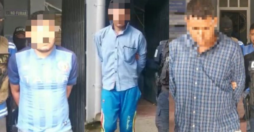 Capturan a cuatro supuestos responsables del asesinato del Clase II Postumo de Policia Daner Rivas en Yoro