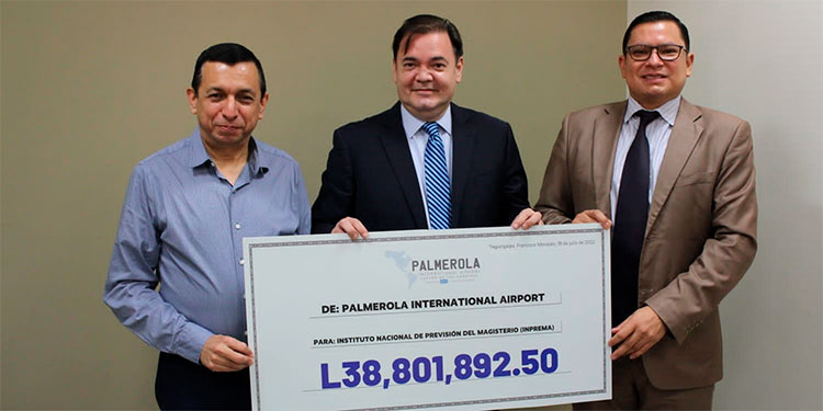 Palmerola realiza segundo pago al Inprema