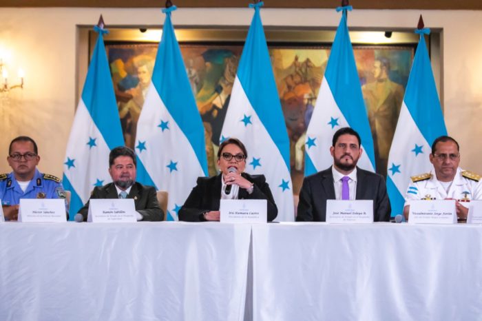 Presidenta Xiomara Castro convocó para el 1 de septiembre a Consejo de Defensa y Seguridad