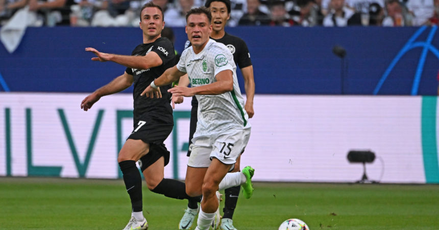 Eintracht Frankfurt sufrió un duro golpe en casa frente al Sporting