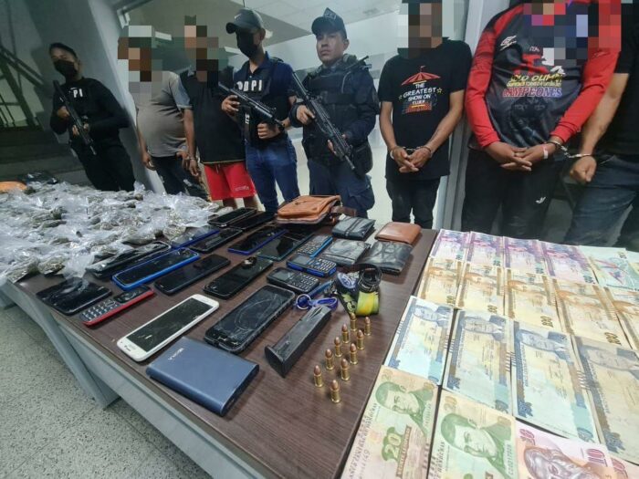 Desarticulan banda delictiva Los Cell dedicada al tráfico de droga y robo en Olancho