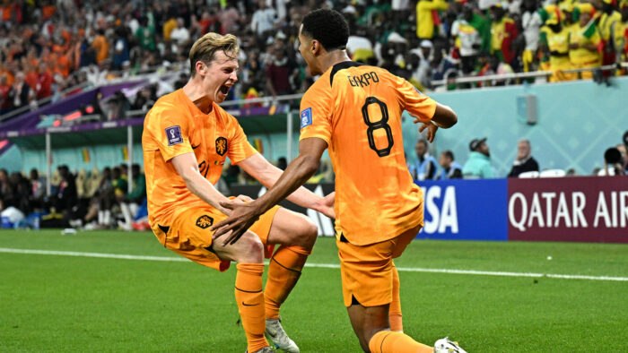 Los goles de Países Bajos para la victoria sobre Senegal