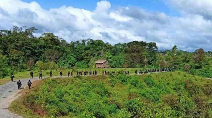 La Policía captura a grupo de invasores de tierras indígenas en Nicaragua