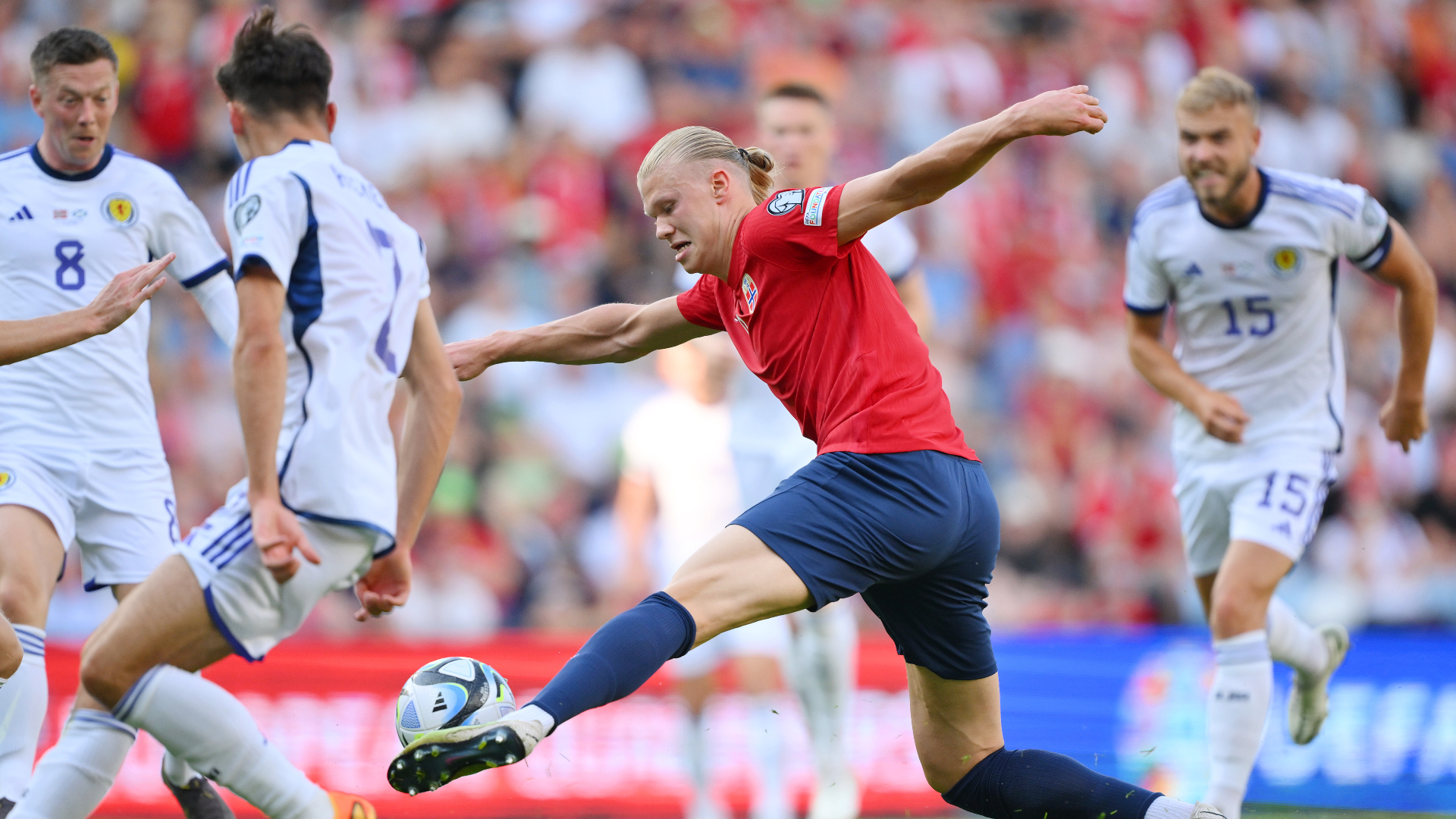 Erling Haaland Norway v Scotland Eurocup Qualifiers 06172023