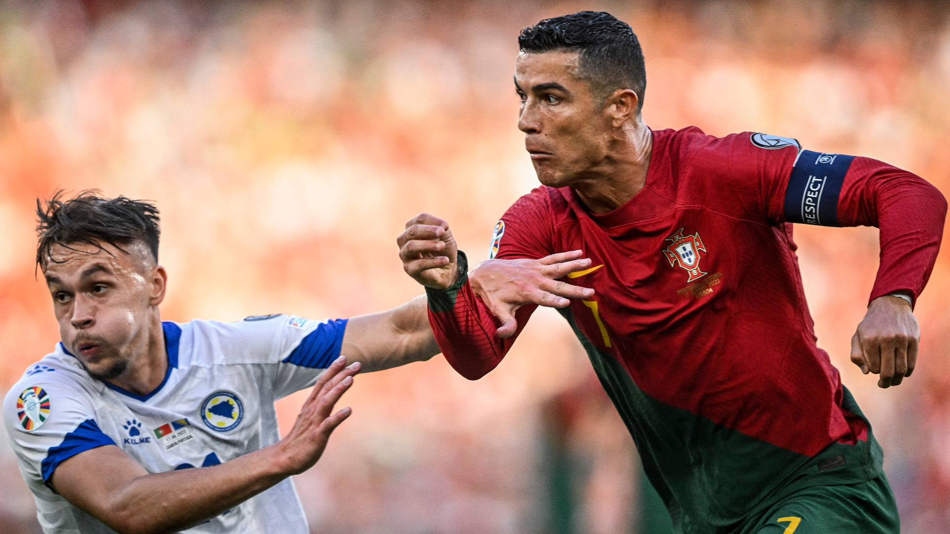 Cristiano Ronaldo Portugal v Bosnia-Herzegovina Euro Qualifiers 06172023